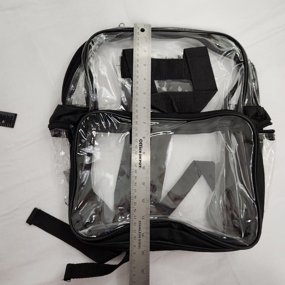 Clear Backpack Stadium Plastic For Compartments B… - image 6